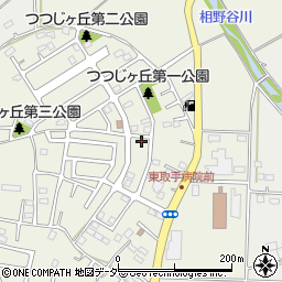 茨城県取手市井野503-54周辺の地図