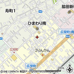 埼玉県川越市広栄町14-9周辺の地図