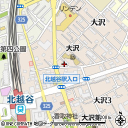 埼玉県越谷市大沢577周辺の地図