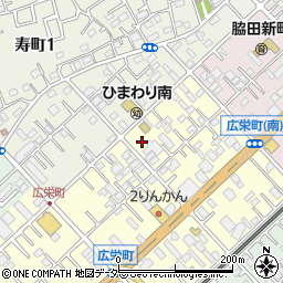 埼玉県川越市広栄町14-37周辺の地図