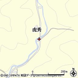 埼玉県飯能市虎秀122-1周辺の地図