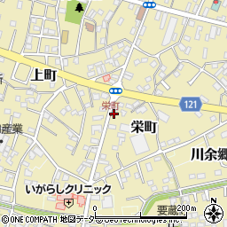 茨城県龍ケ崎市栄町4345-2周辺の地図