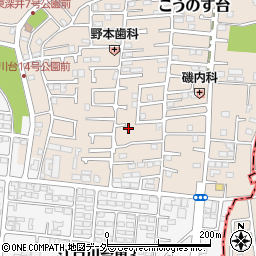 千葉県流山市こうのす台256-51周辺の地図