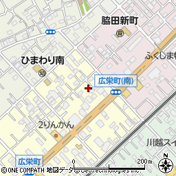埼玉県川越市広栄町12-48周辺の地図