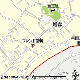 埼玉県越谷市増森1723周辺の地図