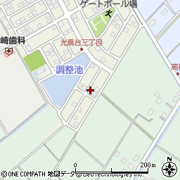 茨城県取手市光風台3丁目10-6周辺の地図