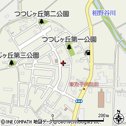 茨城県取手市井野503-61周辺の地図