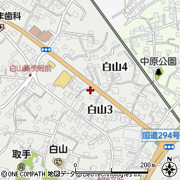 井沢荘周辺の地図