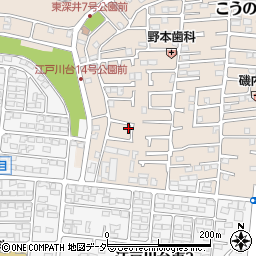 千葉県流山市こうのす台1076-25周辺の地図