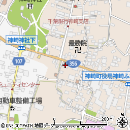 佐原信用金庫神崎支店周辺の地図