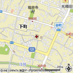 龍ケ崎簡易裁判所周辺の地図