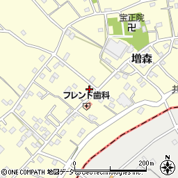埼玉県越谷市増森1737周辺の地図