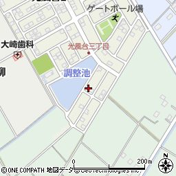 茨城県取手市光風台3丁目9-6周辺の地図