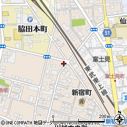 タウンサービス株式会社　埼玉営業所周辺の地図