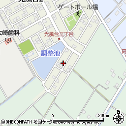 茨城県取手市光風台3丁目9-4周辺の地図