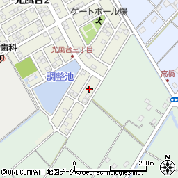茨城県取手市光風台3丁目10周辺の地図