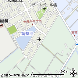茨城県取手市光風台3丁目10-8周辺の地図