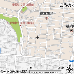 千葉県流山市こうのす台1076-12周辺の地図