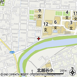 埼玉県越谷市南荻島3617-1周辺の地図