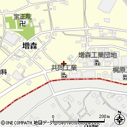 埼玉県越谷市増森1653周辺の地図