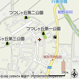 茨城県取手市井野503-74周辺の地図
