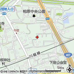埼玉県日高市高萩51周辺の地図