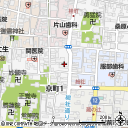 さんきち中央店周辺の地図