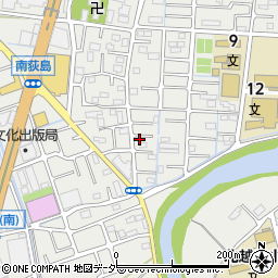 埼玉県越谷市南荻島3888-2周辺の地図