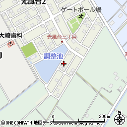 茨城県取手市光風台3丁目9-7周辺の地図