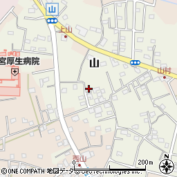 埼玉県さいたま市見沼区山115周辺の地図