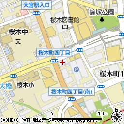 八十二銀行大宮支店 ＡＴＭ周辺の地図