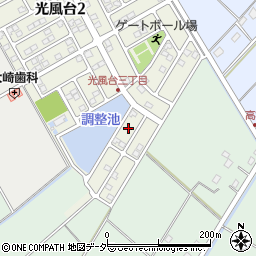 茨城県取手市光風台3丁目9周辺の地図