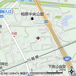埼玉県日高市高萩51-4周辺の地図