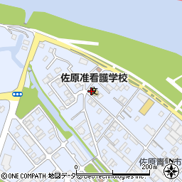 佐原市香取郡医師会周辺の地図