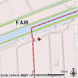 茨城県稲敷郡河内町下加納2718周辺の地図