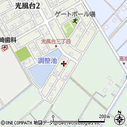 茨城県取手市光風台3丁目9-2周辺の地図