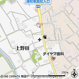 ラーメン＆らーめん一代元浦和上野田店周辺の地図