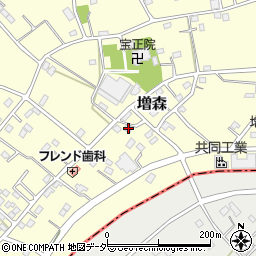 埼玉県越谷市増森1724周辺の地図