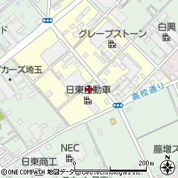 日東自動車株式会社　第２・大型工場周辺の地図