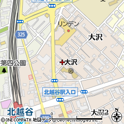 埼玉県越谷市大沢563-2周辺の地図