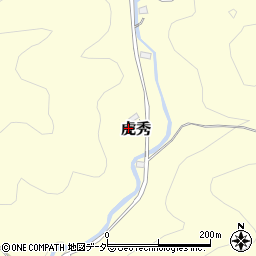 埼玉県飯能市虎秀411-2周辺の地図