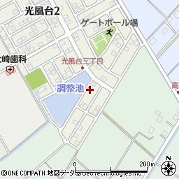 茨城県取手市光風台3丁目9-9周辺の地図