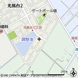 茨城県取手市光風台3丁目9-1周辺の地図