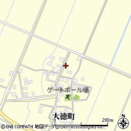 茨城県龍ケ崎市大徳町周辺の地図