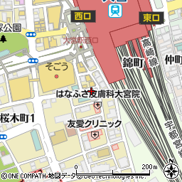 焼鳥日高 大宮西口店周辺の地図