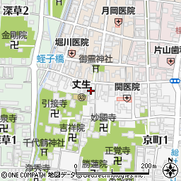 京町整骨院周辺の地図