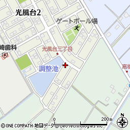 茨城県取手市光風台3丁目9-10周辺の地図