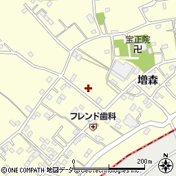 埼玉県越谷市増森1719周辺の地図