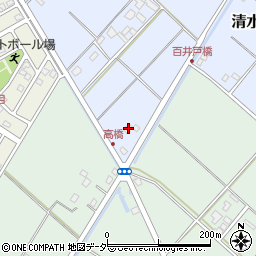 茨城県取手市清水334-2周辺の地図