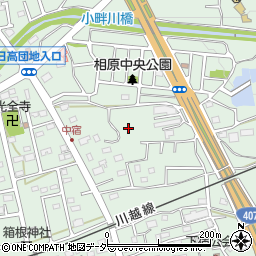 埼玉県日高市高萩周辺の地図